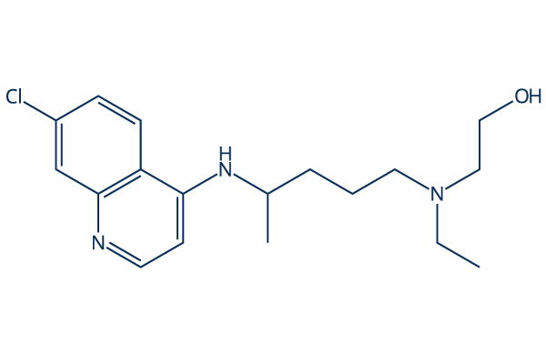 Hydroxychloroquine化学構造