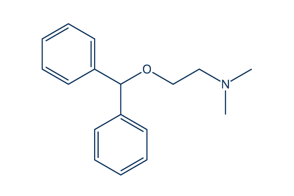 Diphenhydramine化学構造