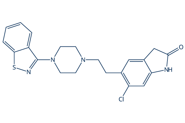 Ziprasidone化学構造