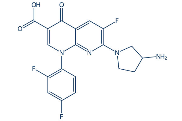 Tosufloxacin化学構造