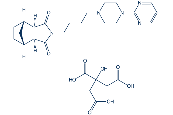 Tandospirone citrate化学構造