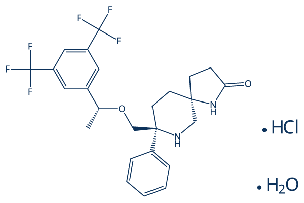 Rolapitant hydrochloride hydrate化学構造