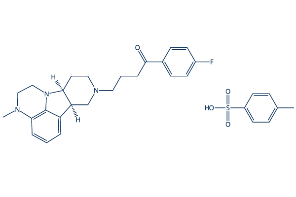 Lumateperone Tosylate化学構造