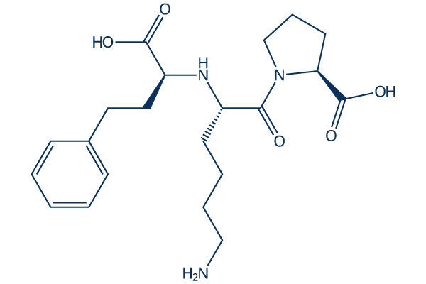 Lisinopril化学構造