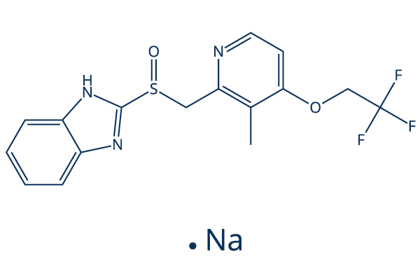 Lansoprazole sodium化学構造