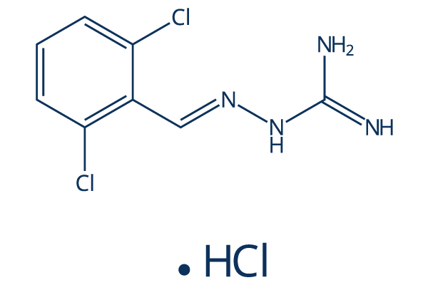 Guanabenz hydrochloride化学構造