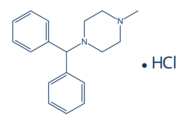 Cyclizine hydrochloride化学構造