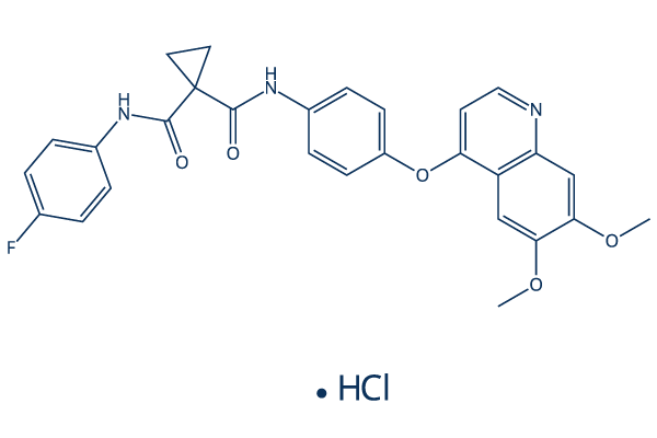 Cabozantinib hydrochloride化学構造