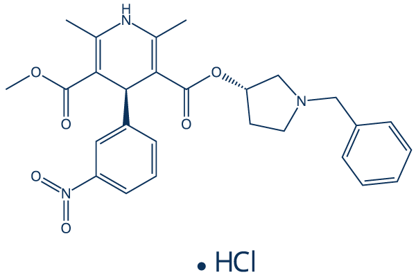 Barnidipine hydrochloride化学構造