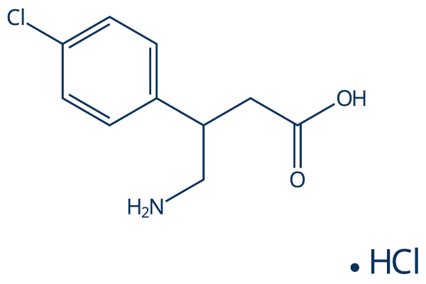 Baclofen hydrochloride化学構造