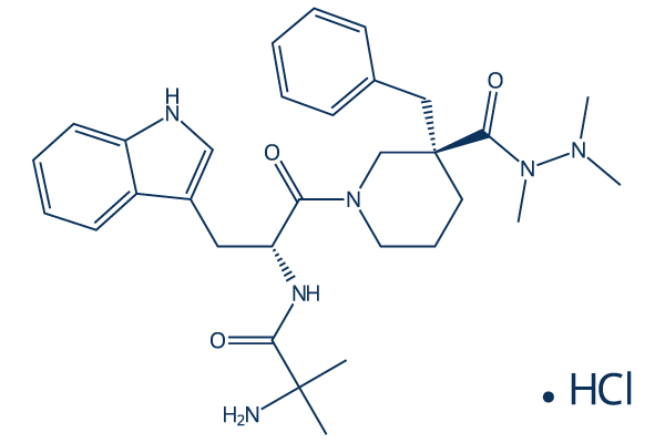 AnaMorelin hydrochloride化学構造