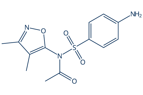 Sulfisoxazole acetyl化学構造