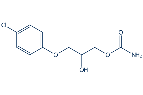 Chlorphenesin carbamate化学構造