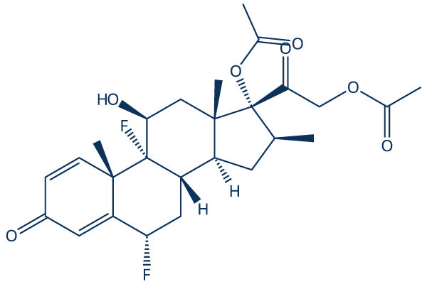Diflorasone diacetate化学構造