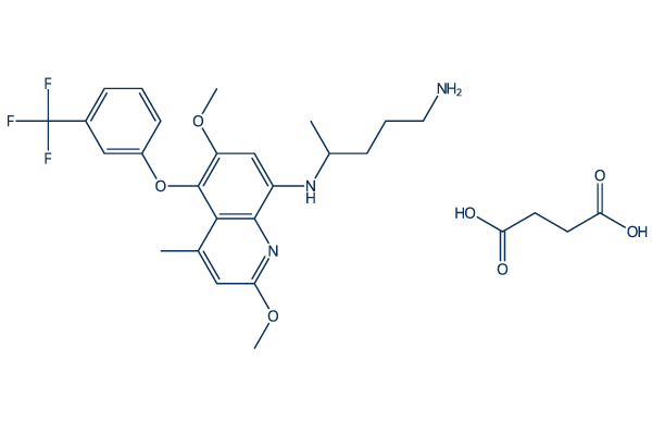 Tafenoquine Succinate化学構造