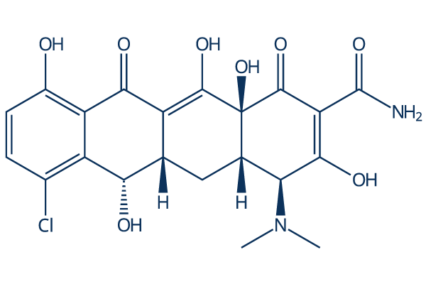 Demeclocycline化学構造