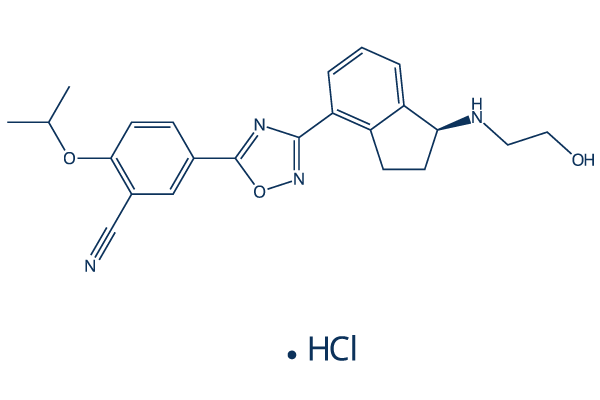 Ozanimod hydrochloride化学構造