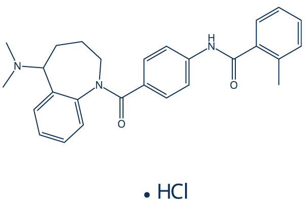 Mozavaptan (hydrochloride)化学構造