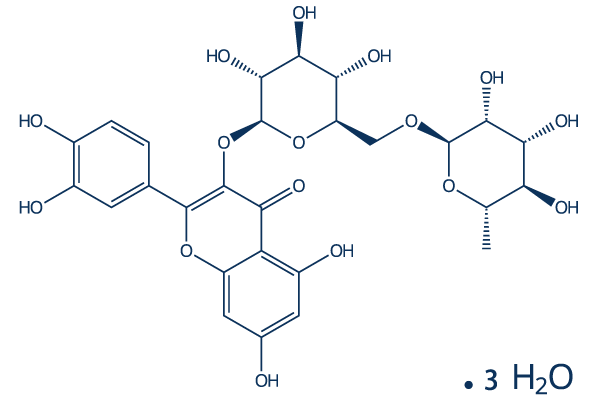 Rutin (trihydrate)化学構造