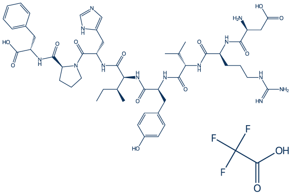 Angiotensin II human TFA化学構造