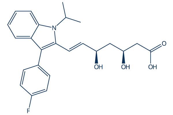 Fluvastatin化学構造