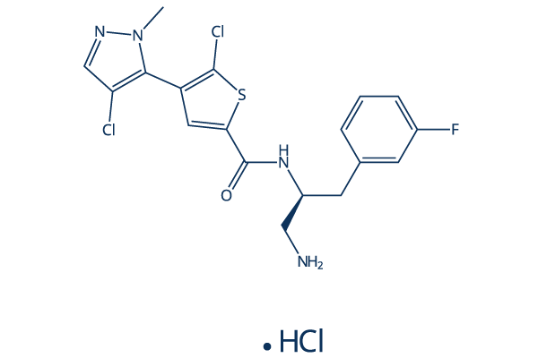 Afuresertib hydrochloride化学構造