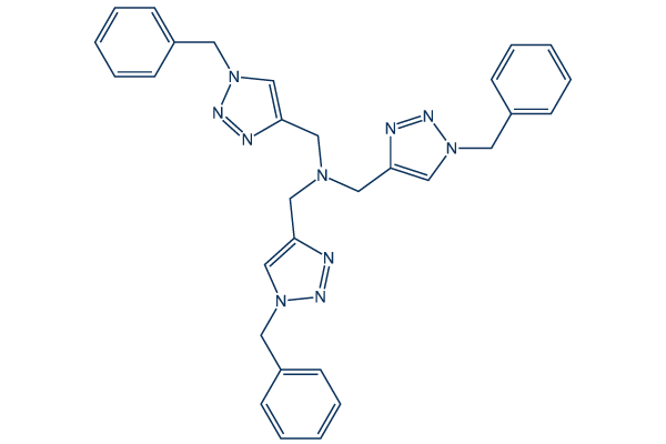 Tris(benzyltriazolylmethyl)amine化学構造