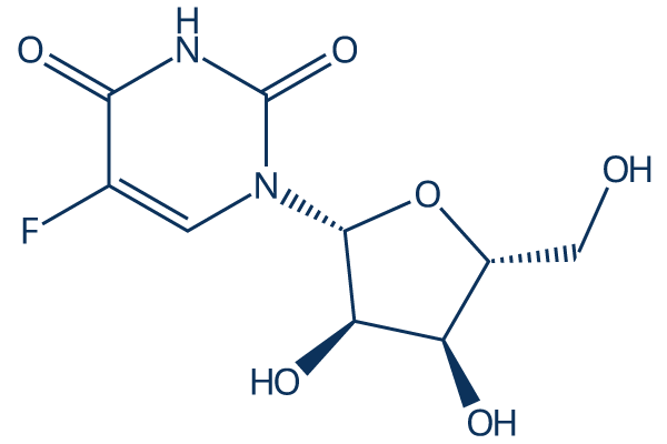 5-Fluorouridine化学構造