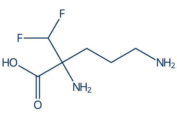 Eflornithine化学構造