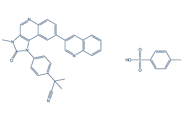 Dactolisib Tosylate化学構造