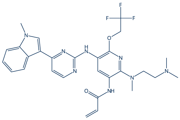 Firmonertinib化学構造