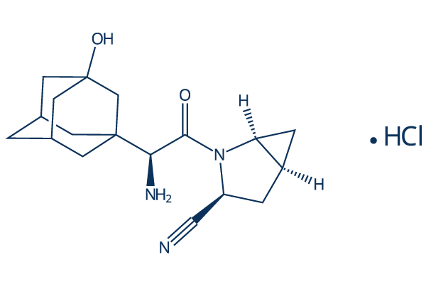 Saxagliptin hydrochloride化学構造