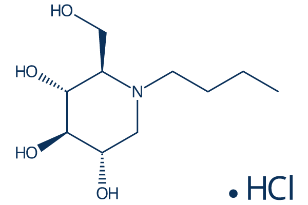 Miglustat hydrochloride化学構造