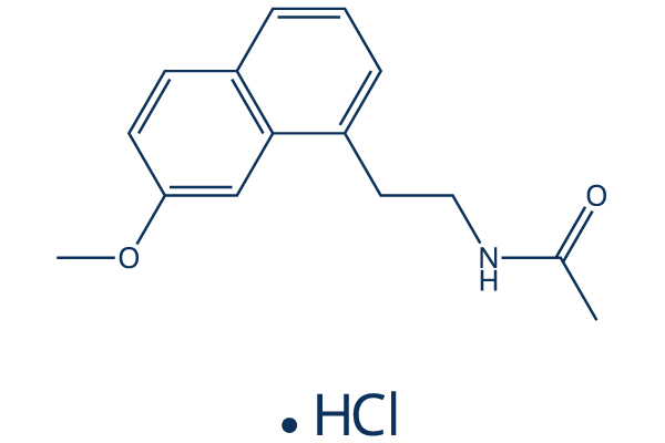 Agomelatine hydrochloride化学構造