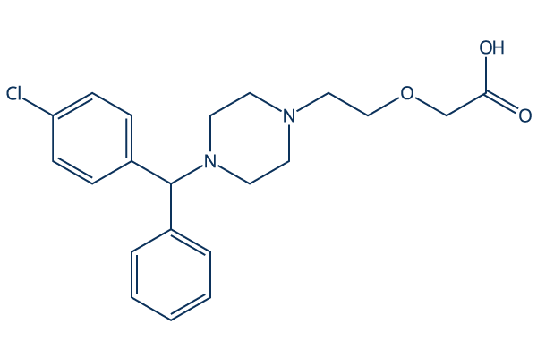 Cetirizine化学構造