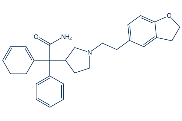 (±)-Darifenacin化学構造