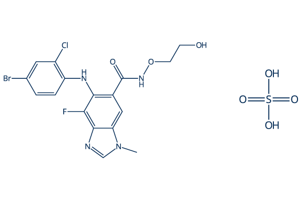 Selumetinib sulfate化学構造