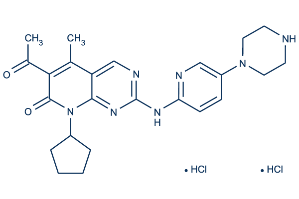 Palbociclib 2HCL化学構造