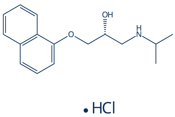 (R)-Propranolol hydrochloride化学構造