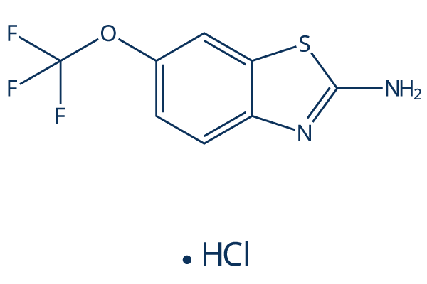 Riluzole hydrochloride化学構造