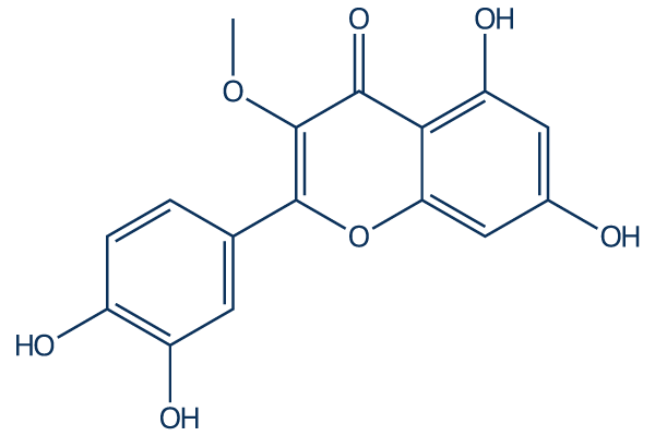 3-O-Methylquercetin化学構造