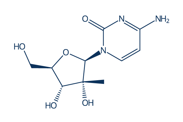 2'-C-Methylcytidine化学構造