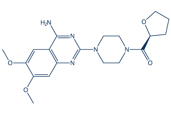 (S)-Terazosin化学構造