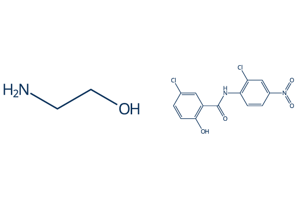 niclosamide ethanolamine化学構造