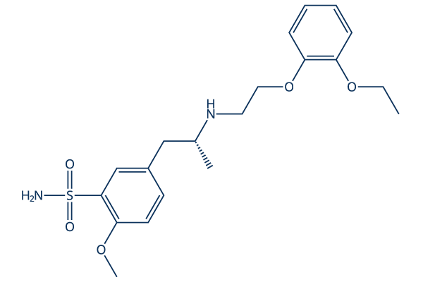(R)-tamsulosin化学構造