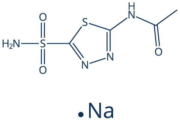 Acetazolamide sodium化学構造