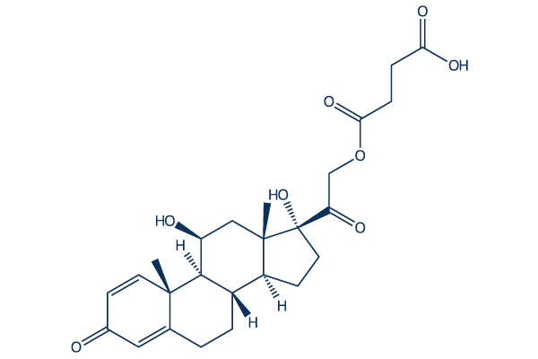 prednisolone hemisuccinate化学構造