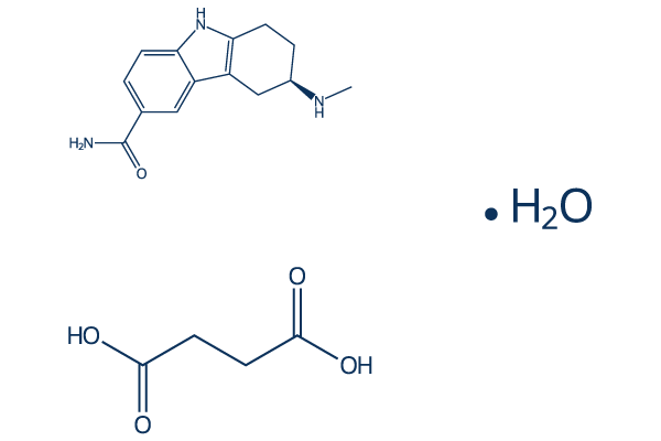 Frovatriptan succinate hydrate化学構造