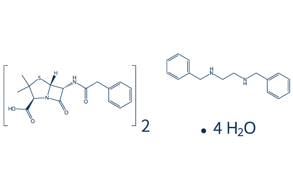 Penicillin G benzathine tetrahydrate化学構造