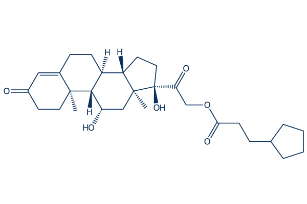 Hydrocortisone cypionate化学構造